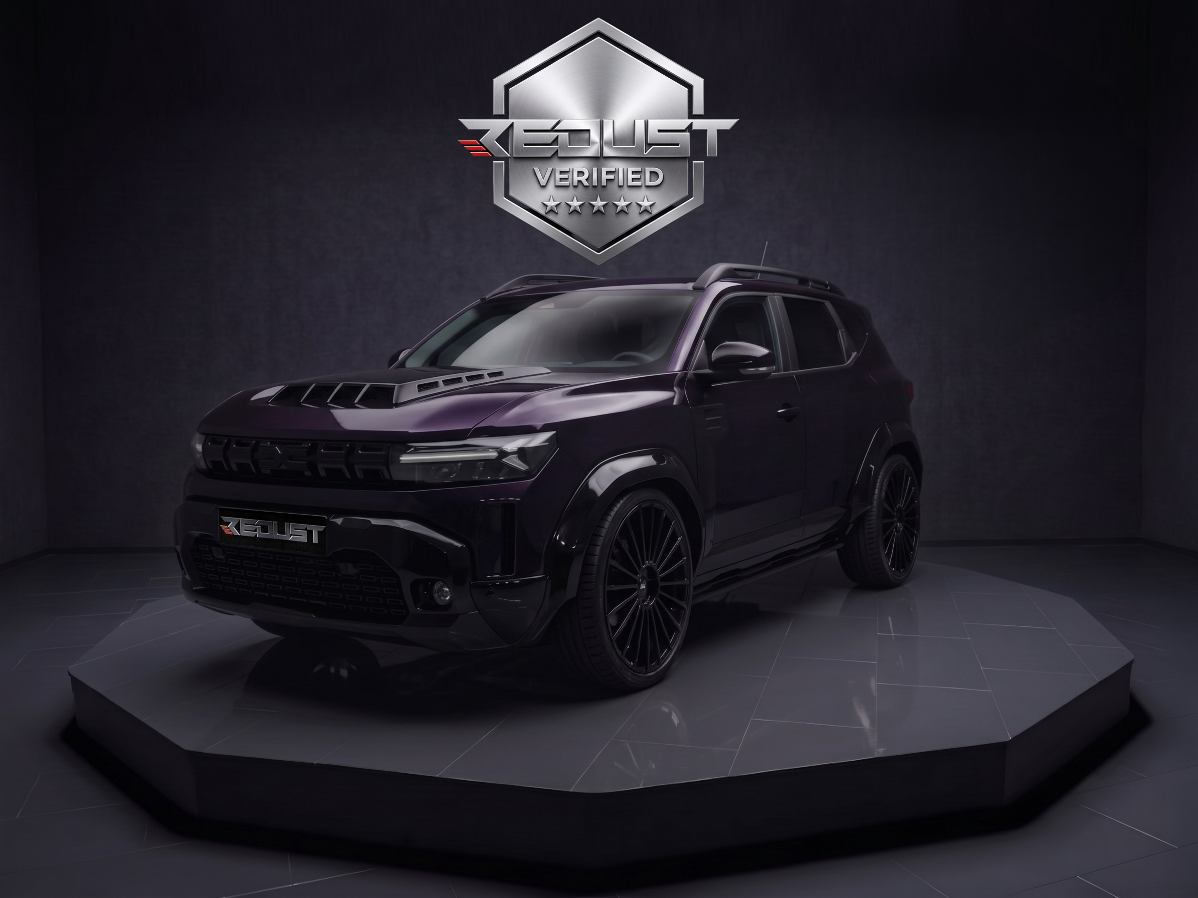 REDUST Verified Fahrzeug mit Verified Emblem